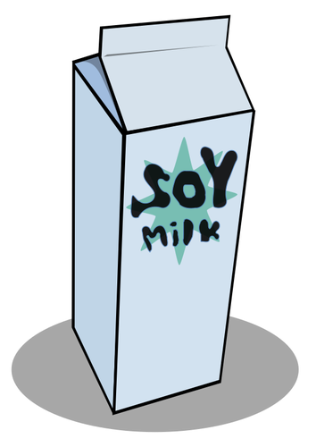 Soy milk carton