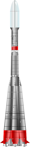 Clip art wektor rakiety Sojuz