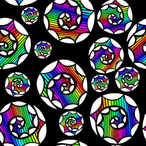 Fundo de espiral em cores