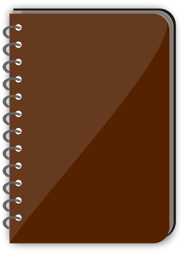 Spirála notebook vektorové ilustrace