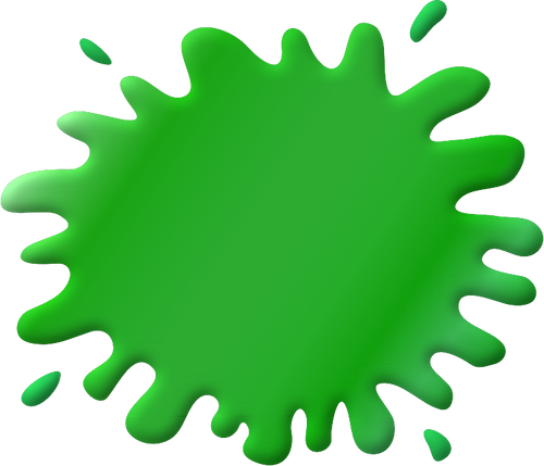 Vihreä splat-vektorikuva