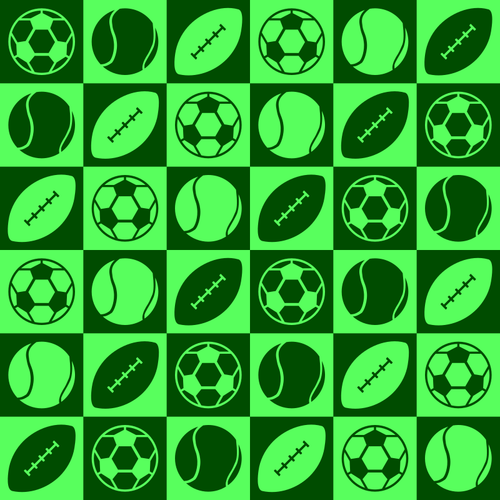 Padrão de esportes verde