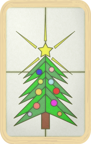 Skleněné vánoční strom