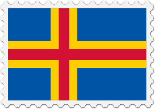 Símbolo de la bandera de Aland