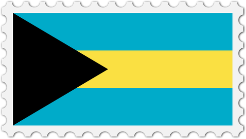 Bahamalar bayrağı damgası