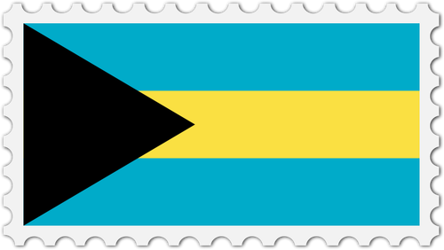 Sello de bandera de Bahamas