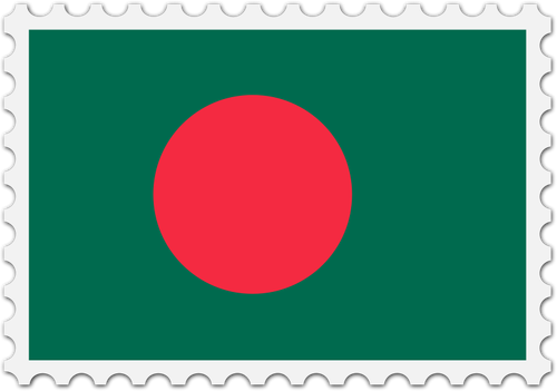 Sello de la bandera de Bangladesh