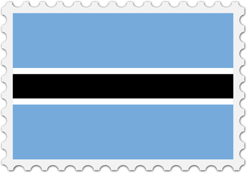 Bollo della bandierina di Botswana