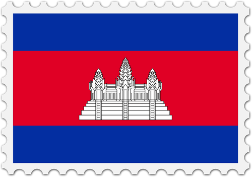 Imagem de bandeira do Camboja