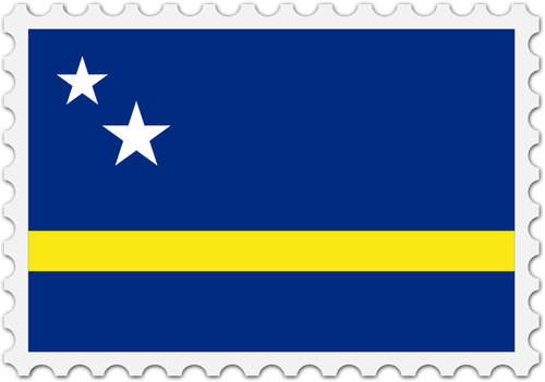 Curacao vlag afbeelding