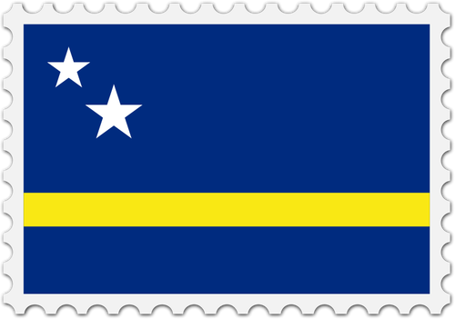 Curacao flagg bildet