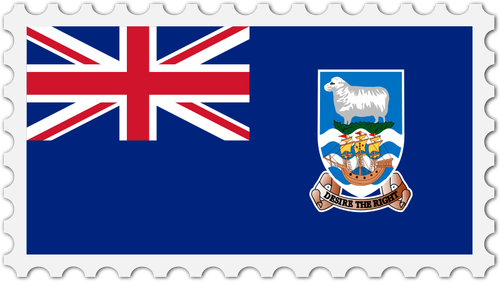 Selo de bandeira de Ilhas Falkland