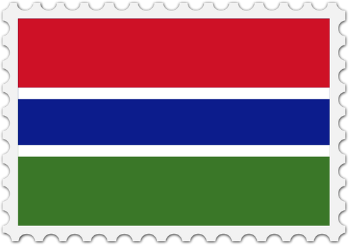 Gambia-Flagge