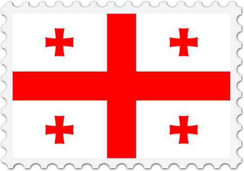 Georgien-Flag Bild