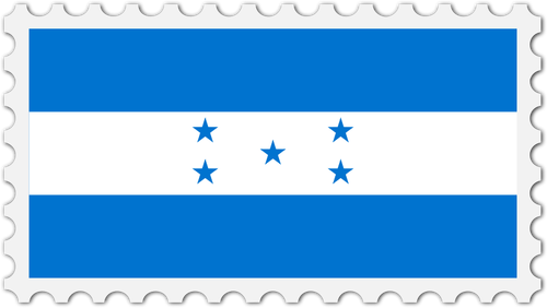 Honduras vlag afbeelding