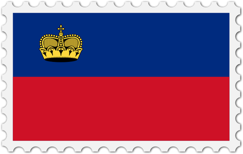 Cap bendera Liechtenstein