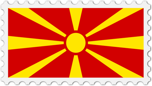 Macedonië vlag afbeelding