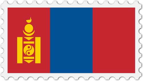 Het pictogram van de vlag van Mongolië
