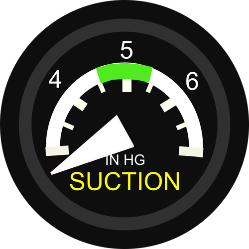 Gyro Suction Gauge vector