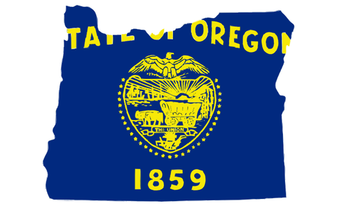 Oregon flagg