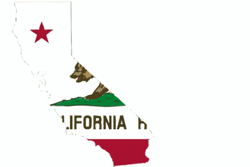 Image de carte de Californie