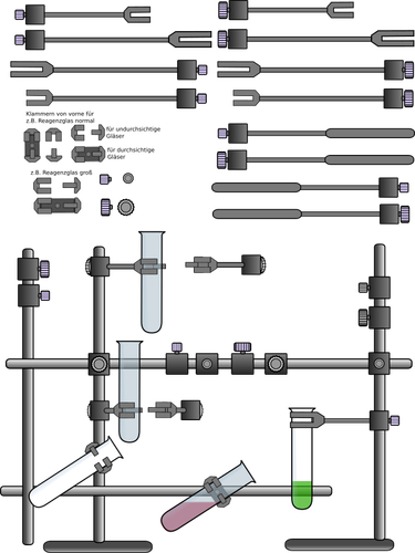 Laboratory support stands