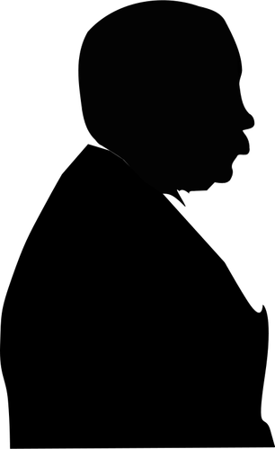 Vector outline of a man