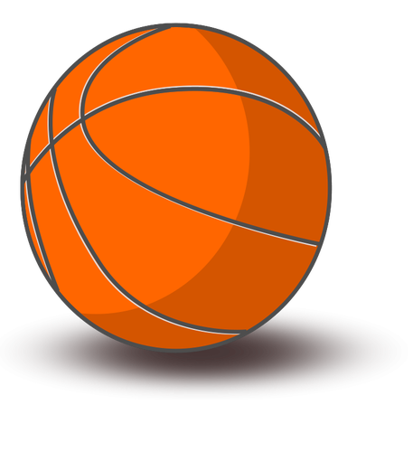 Basketball vector drawing