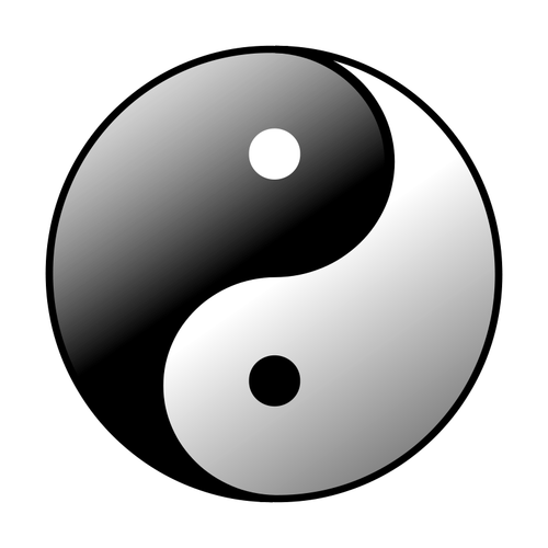 Yin-Yang vector illustration