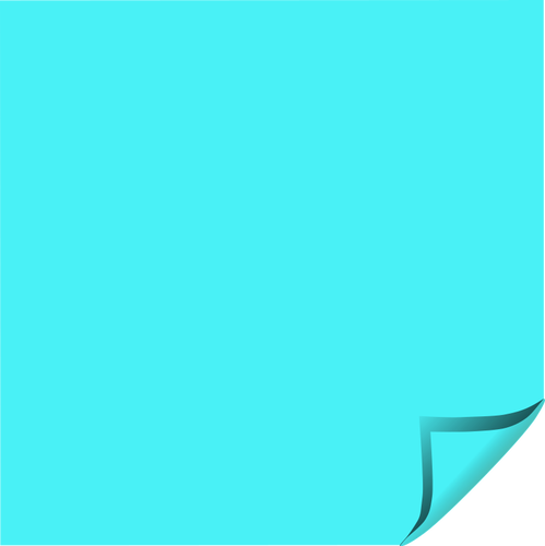 Imagem de vetor adesivo quadrado azul