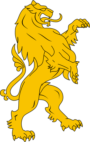 Image de lion stylisée
