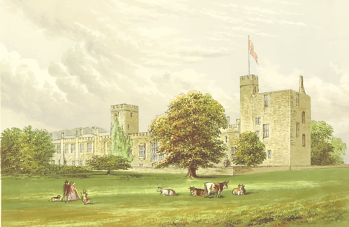 Sudeley Castle wektor clipart