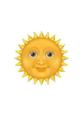 Güneş emoji