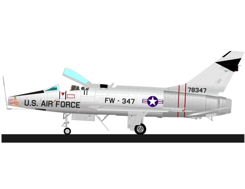 Самолет F-100 Супер сабля