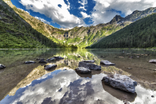 Snøskred Glacier nasjonalpark