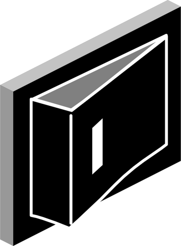 Gráficos de vector de botón interruptor ON