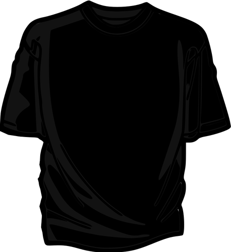 Черная футболка изображение