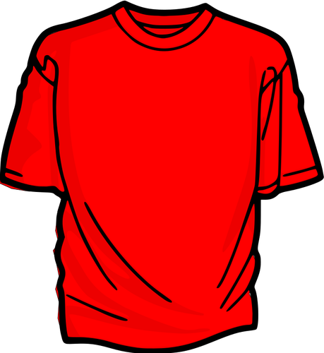 Röd T-shirt