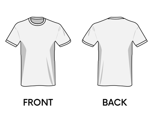 תבנית חולצת טריקו