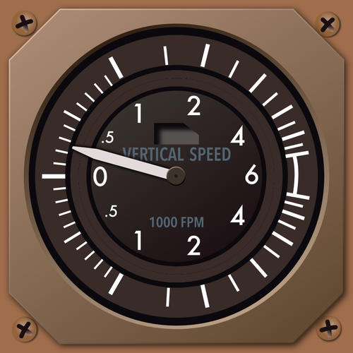 Speed indicator vector