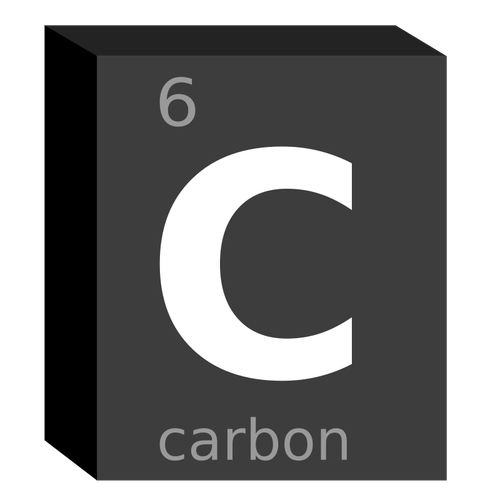 Carbon (C) simbolo