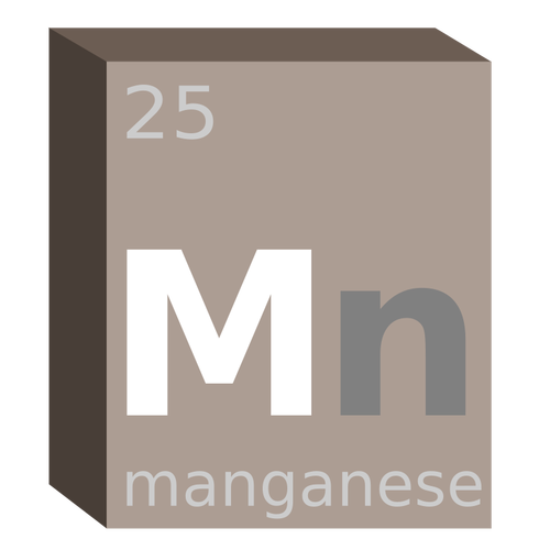Símbolo de manganeso