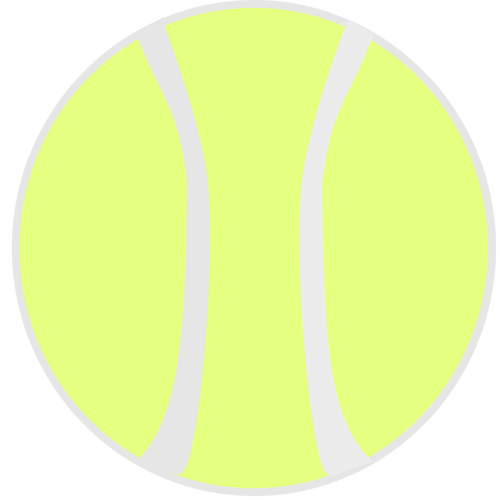 Gráficos de tenis pelota clip art