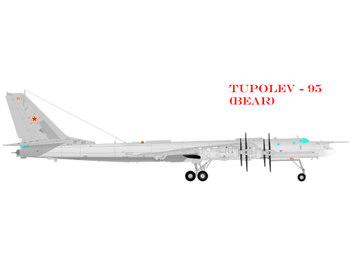 ツポレフ 95年飛行機