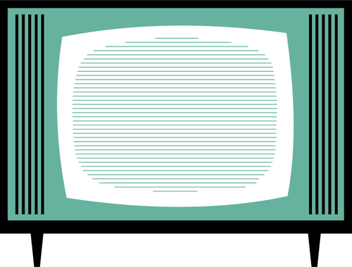 TV set vector illustration