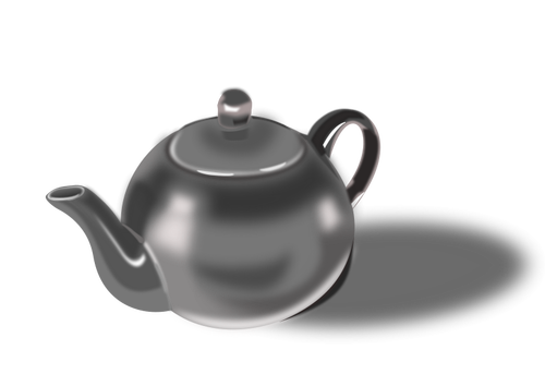 चाय बर्तन वेक्टर चित्रण