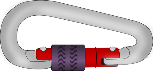向量剪贴画图像的登山扣