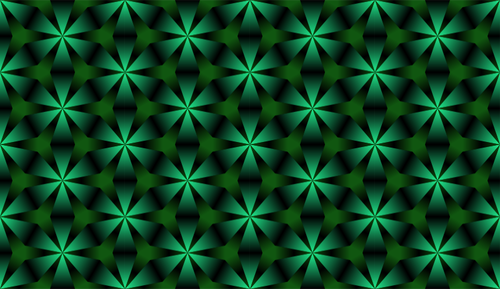 Tesselation in grüner Farbe-Vektor-Bild