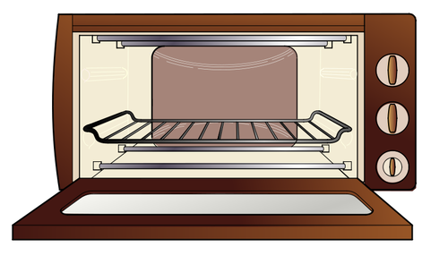 Microwave oven vektor