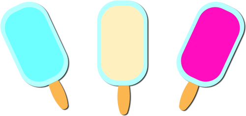 Barres de crème glacée